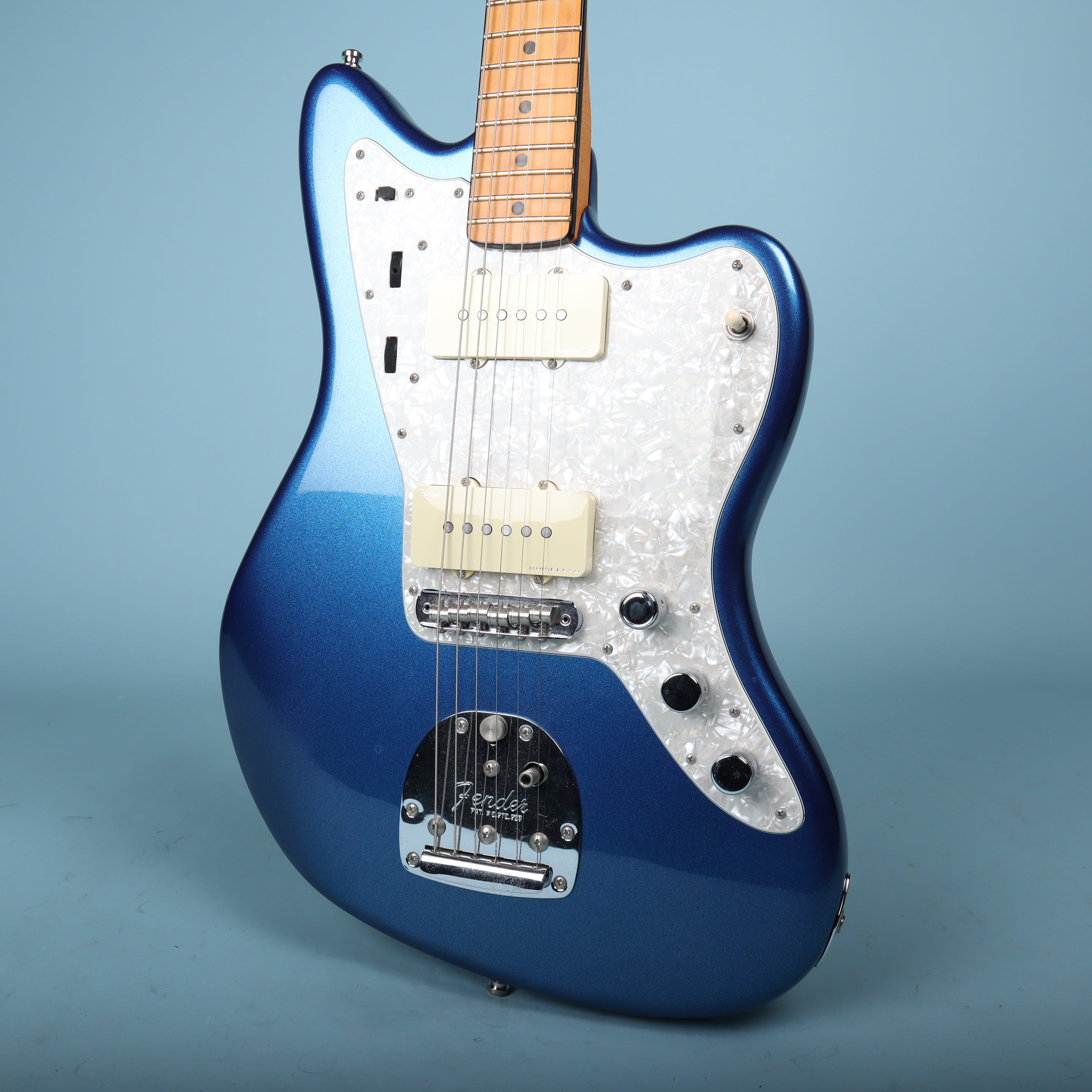 2023 Fender American Ultra Jazzmaster Cobra Blue w/ Maple
