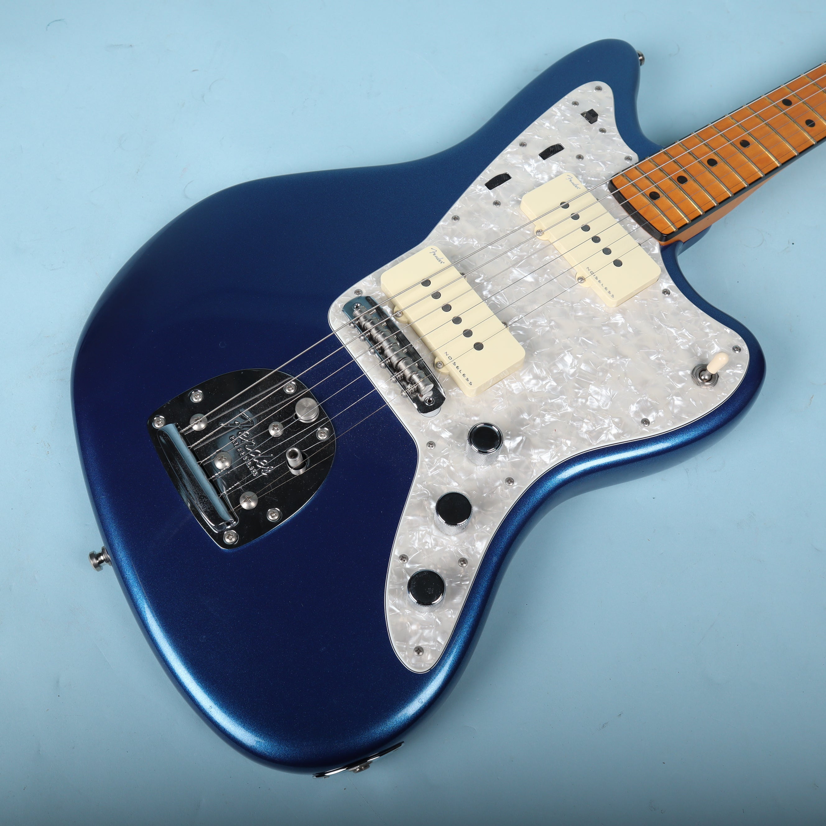 2023 Fender American Ultra Jazzmaster Cobra Blue w/ Maple