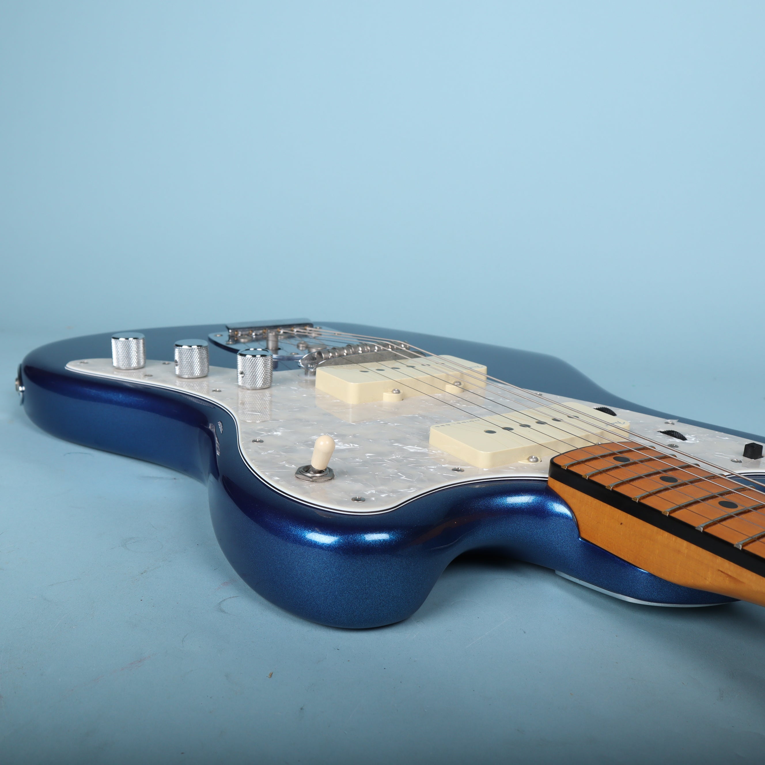 2023 Fender American Ultra Jazzmaster Cobra Blue w/ Maple