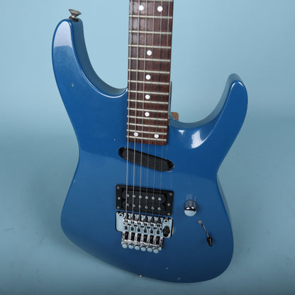 1990 Charvel Fusion Deluxe Toothpaste Logo Pearl Blue Electric Guitar