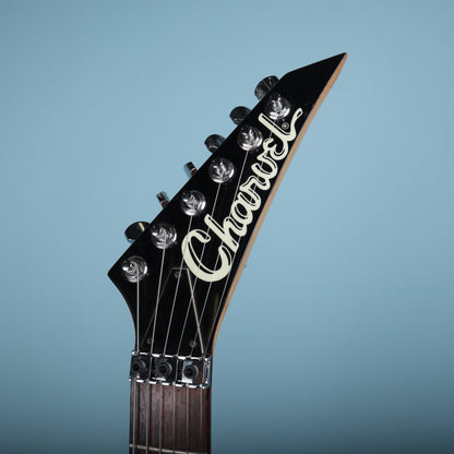 1990 Charvel Fusion Deluxe Toothpaste Logo Pearl Blue Electric Guitar