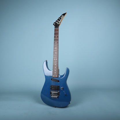1990 Charvel Fusion Deluxe Toothpaste Logo Pearl Blue Electric Guitar