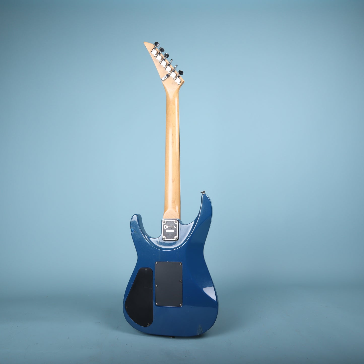 1990 Charvel Fusion Deluxe Toothpaste Logo Pearl Blue Electric Guitar