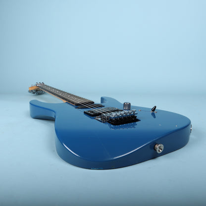 1990 Charvel Fusion Deluxe Toothpaste Logo Pearl Blue Electric Guitar