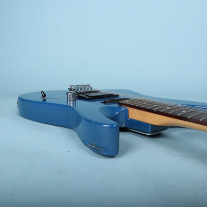 1990 Charvel Fusion Deluxe Toothpaste Logo Pearl Blue Electric Guitar