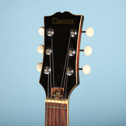 '60s Decca Teisco Hollowbody Sunburst 3 Pickup DMI 502 Electric Guitar