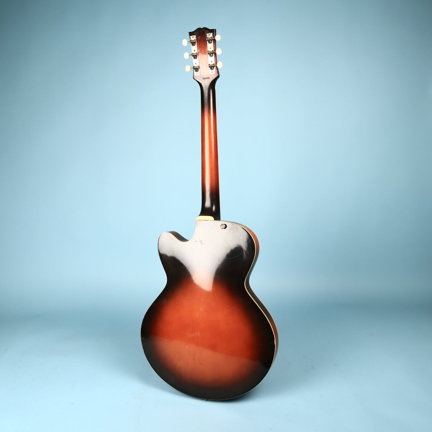 '60s Decca Teisco Hollowbody Sunburst 3 Pickup DMI 502 Electric Guitar