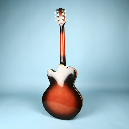 '60s Decca Teisco Hollowbody Sunburst 3 Pickup DMI 502 Electric Guitar