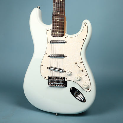 Squier Vintage Modified Surf Stratocaster Sonic Blue Rosewood Guitar Lipstick