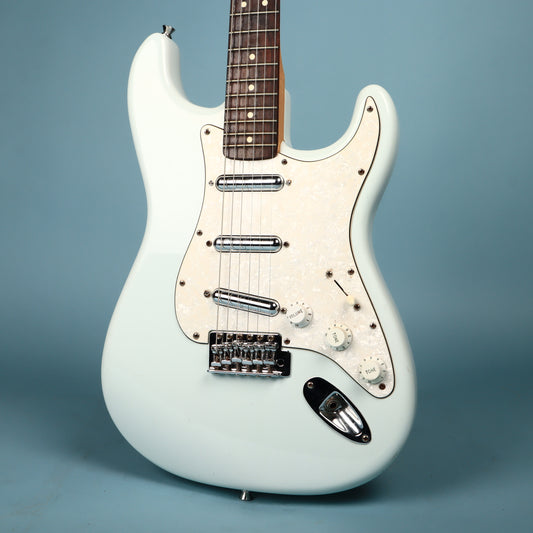 Squier Vintage Modified Surf Stratocaster Sonic Blue Rosewood Guitar Lipstick