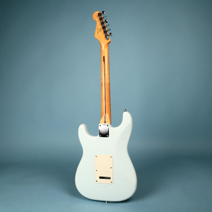 Squier Vintage Modified Surf Stratocaster Sonic Blue Rosewood Guitar Lipstick