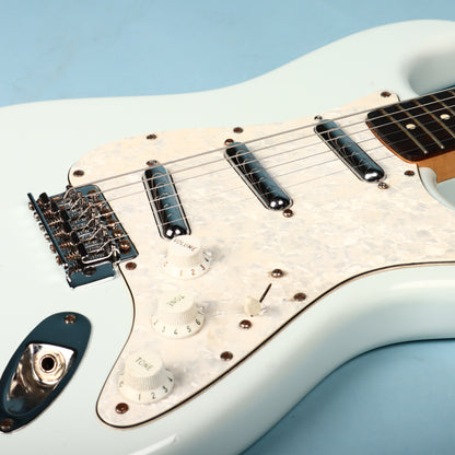 Squier Vintage Modified Surf Stratocaster Sonic Blue Rosewood Guitar Lipstick