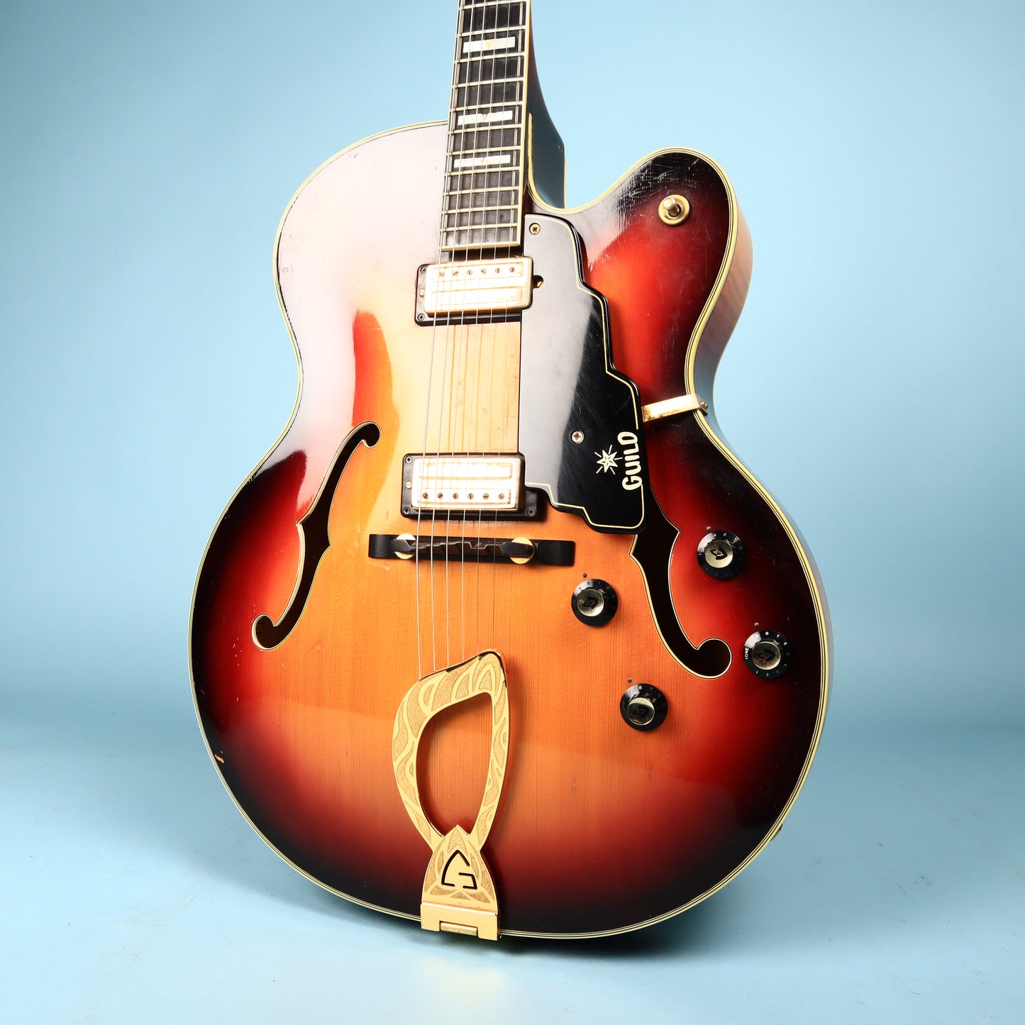 1969 Guild X-175 Manhattan Sunburst Vintage Electric Guitar