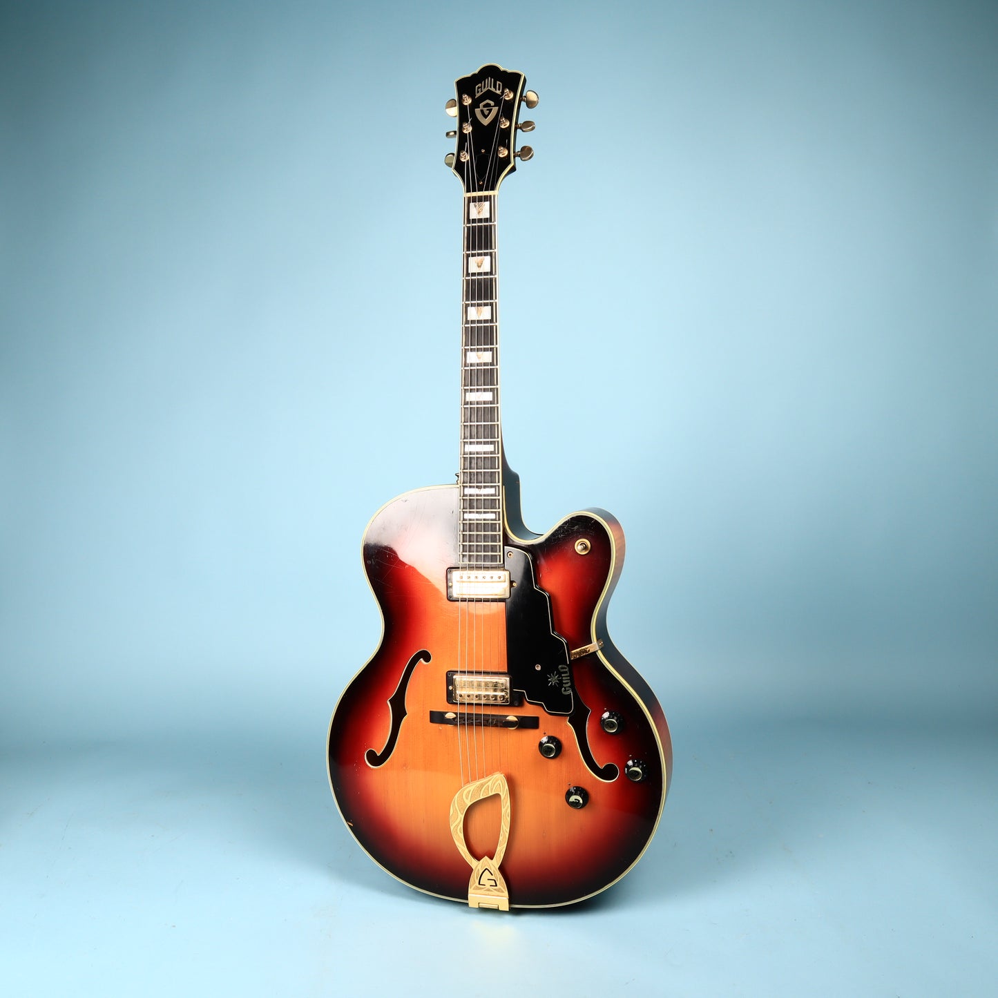 1969 Guild X-175 Manhattan Sunburst Vintage Electric Guitar