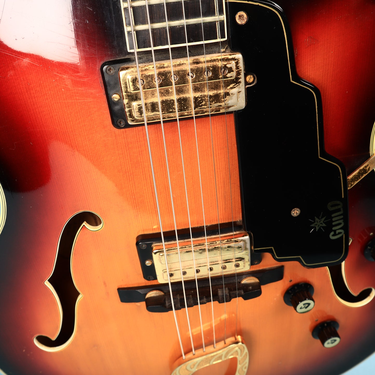 1969 Guild X-175 Manhattan Sunburst Vintage Electric Guitar