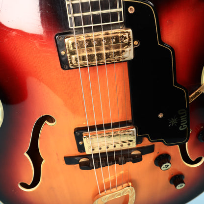 1969 Guild X-175 Manhattan Sunburst Vintage Electric Guitar