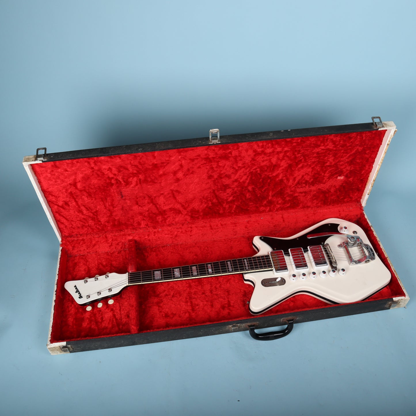 Supro Airline Res O Glass Valco JB Hutto Jack White Jetsons Hardshell Case