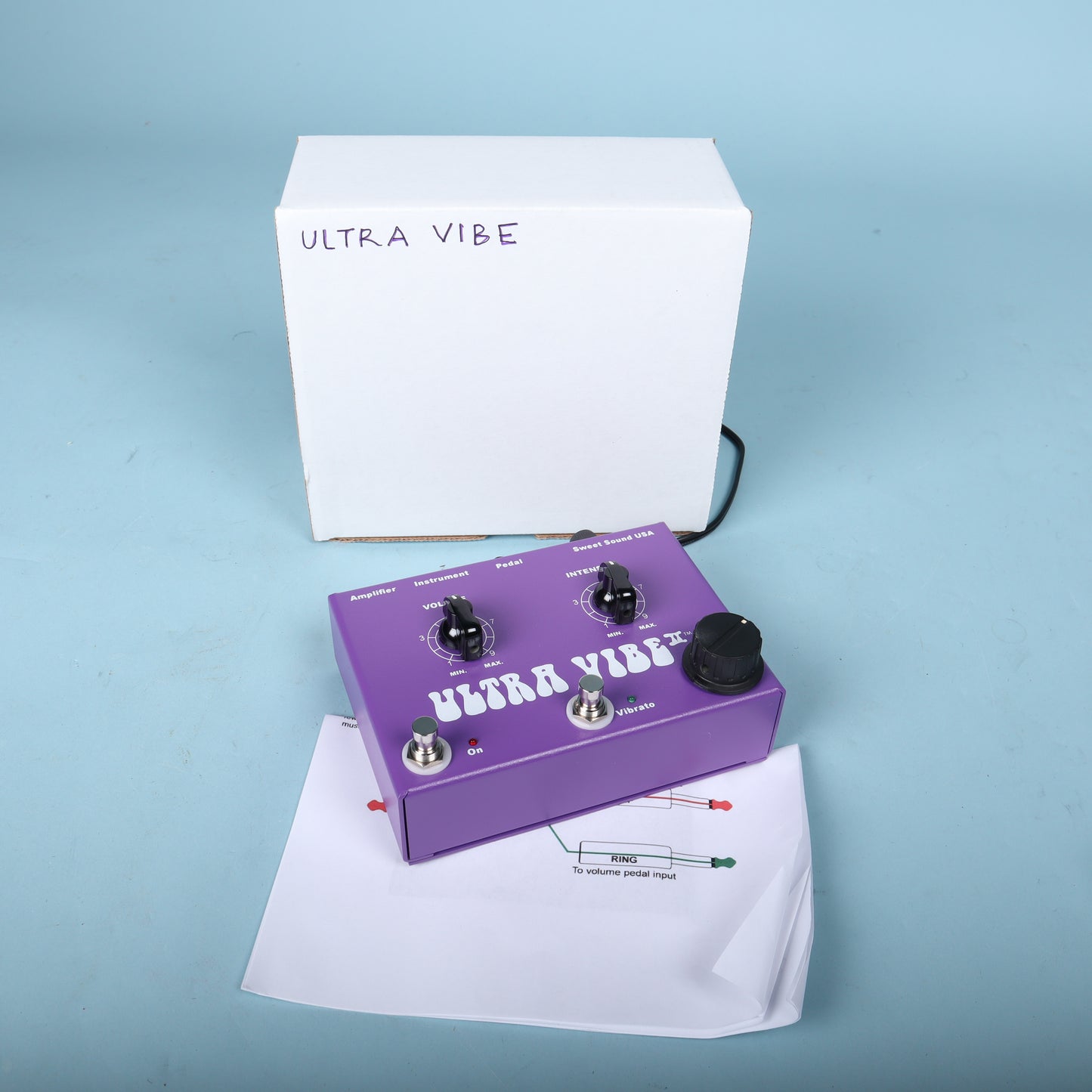 Sweet Sound Ultra Vibe II Purple w/ Original Box Uni-Vibe