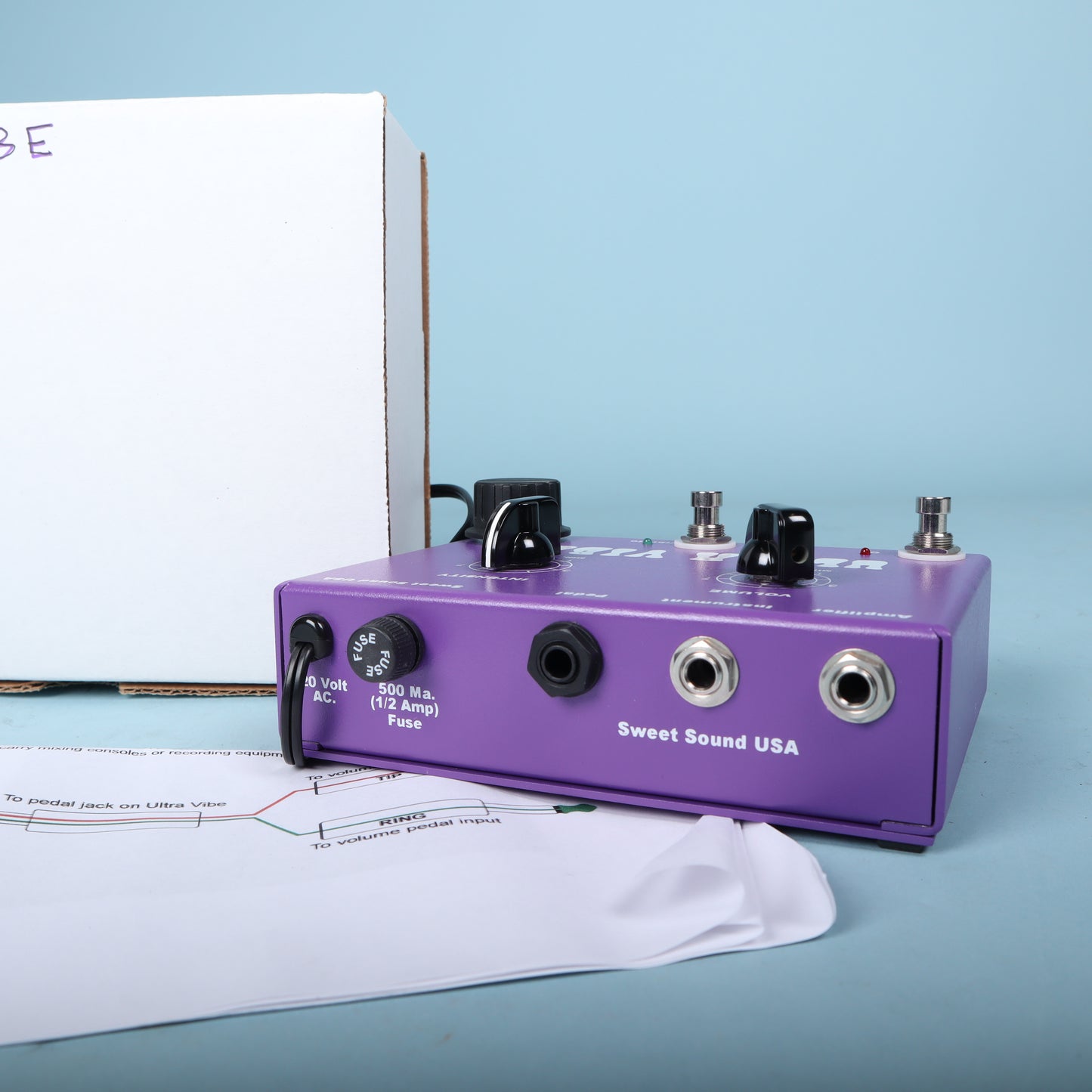Sweet Sound Ultra Vibe II Purple w/ Original Box Uni-Vibe