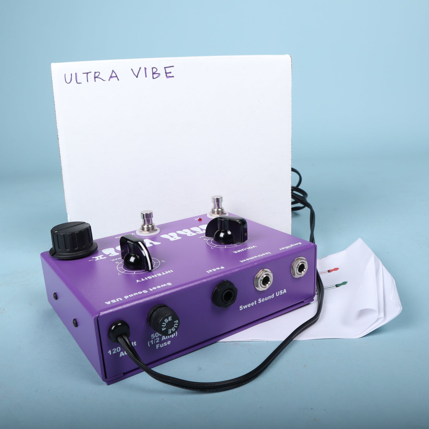 Sweet Sound Ultra Vibe II Purple w/ Original Box Uni-Vibe
