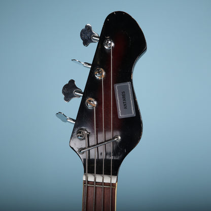Vintage 1970's Kingston Antares Teisco Short Scale Jazz Bass
