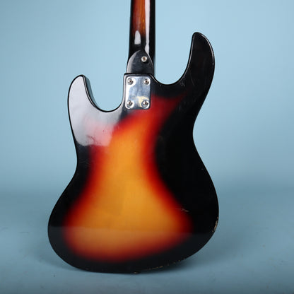 Vintage 1970's Kingston Antares Teisco Short Scale Jazz Bass