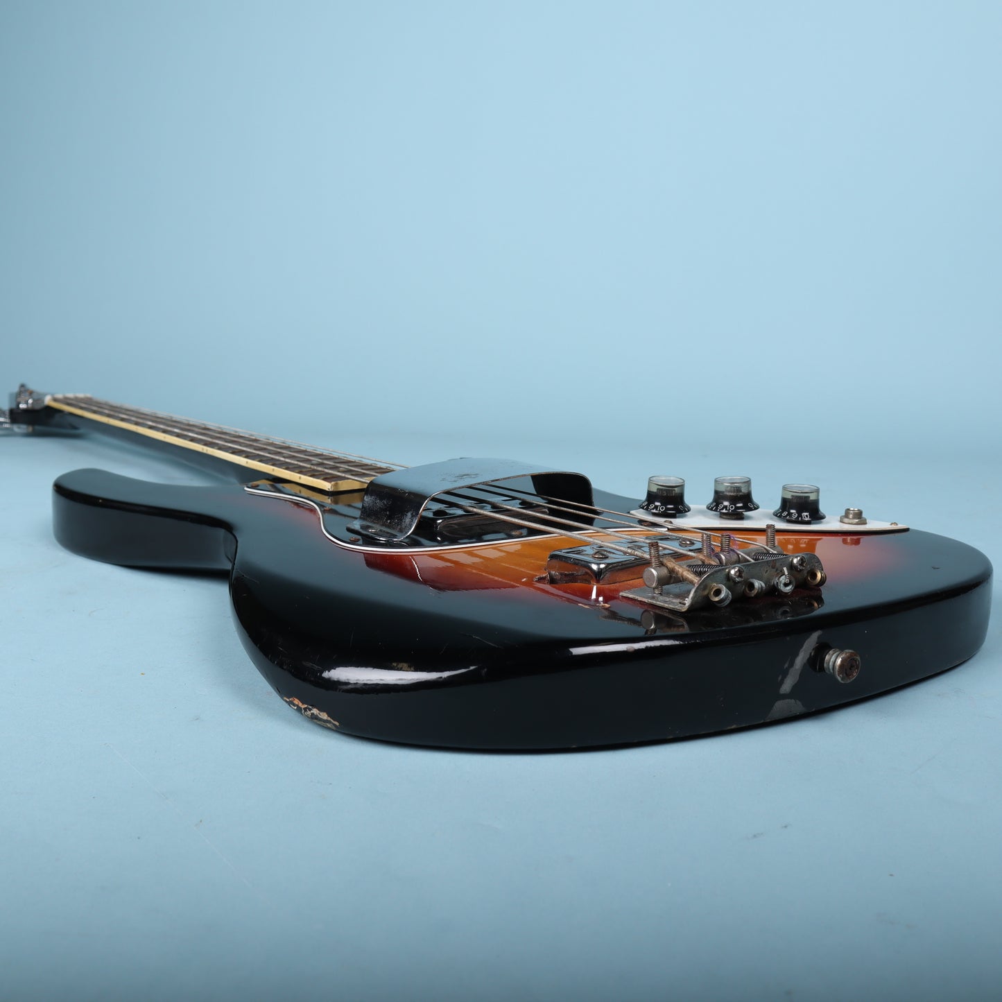 Vintage 1970's Kingston Antares Teisco Short Scale Jazz Bass