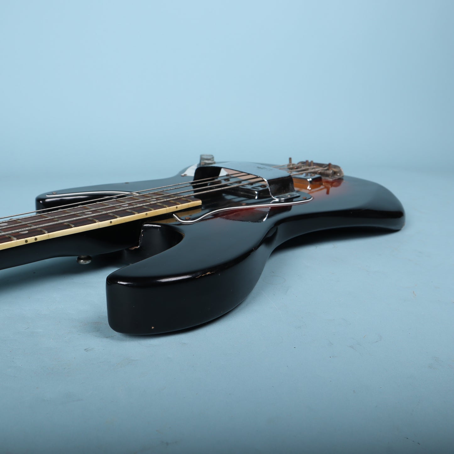 Vintage 1970's Kingston Antares Teisco Short Scale Jazz Bass
