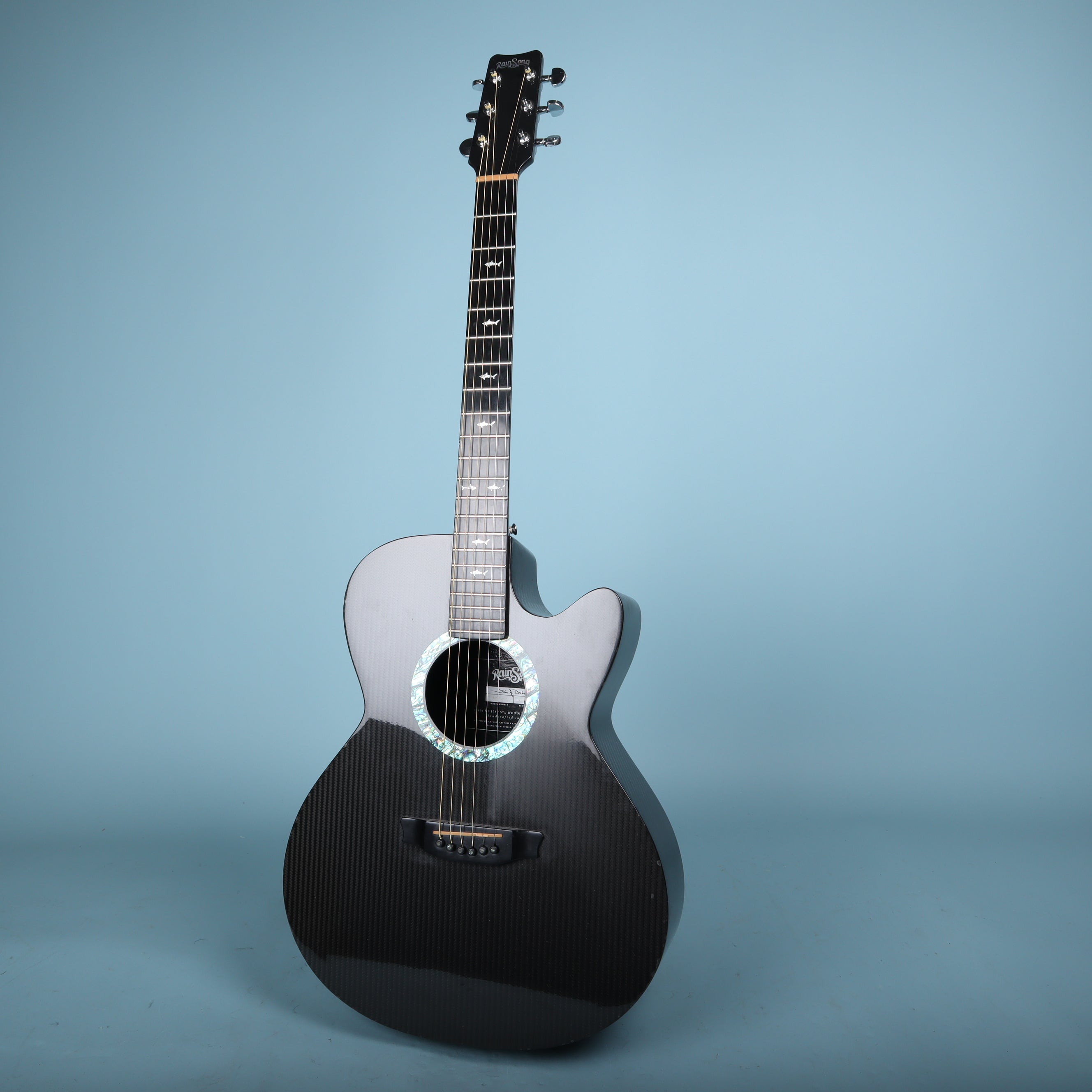RainSong WS1000 Grand Carbon Fiber Auditorium Acoustic-Electric