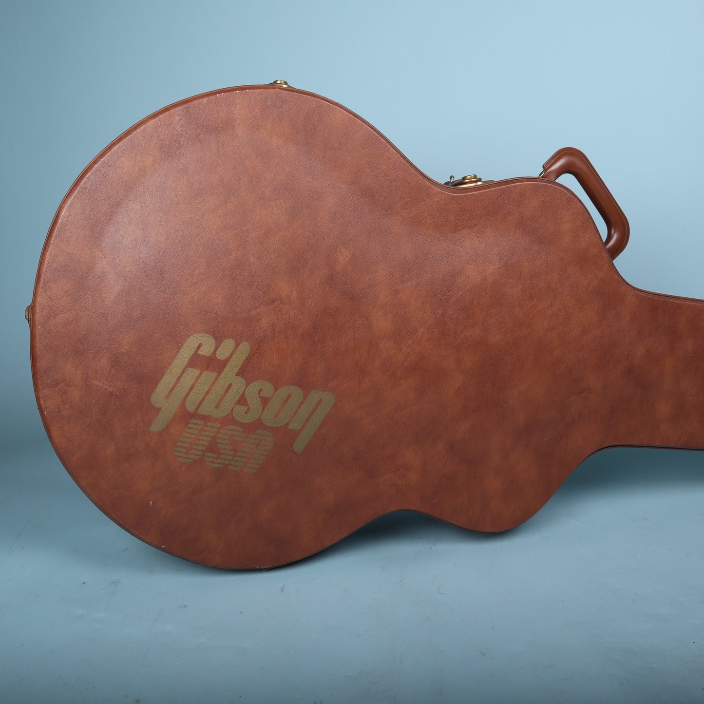 1980's Gibson USA Brown-Pink TKL Semi Hollowbody Guitar Case ES-335 Vintage