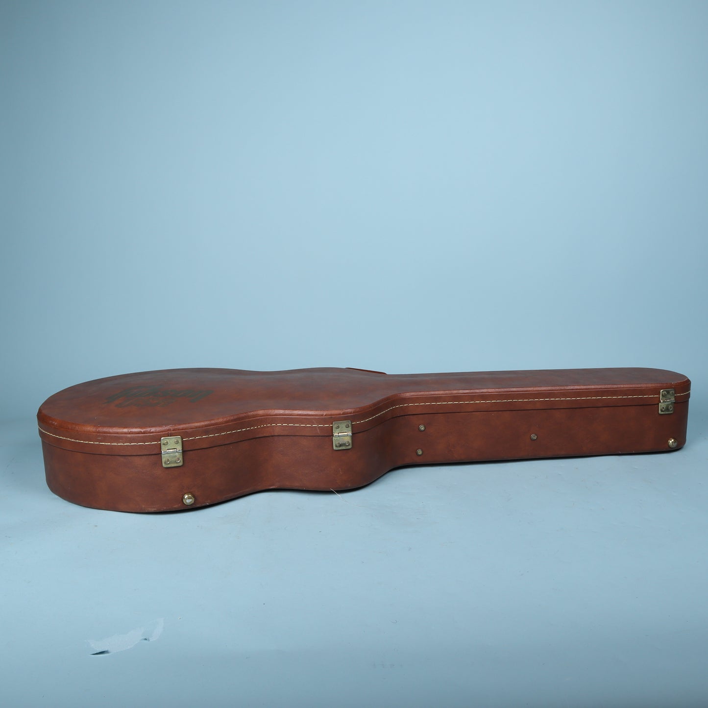 1980's Gibson USA Brown-Pink TKL Semi Hollowbody Guitar Case ES-335 Vintage