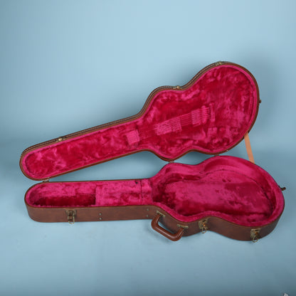 1980's Gibson USA Brown-Pink TKL Semi Hollowbody Guitar Case ES-335 Vintage