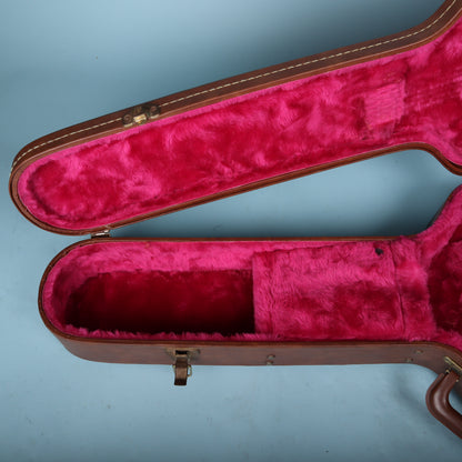 1980's Gibson USA Brown-Pink TKL Semi Hollowbody Guitar Case ES-335 Vintage