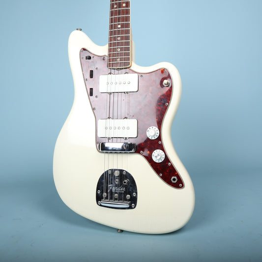 1966 Fender Jazzmaster Olympic White, Custom Color Matching Headstock