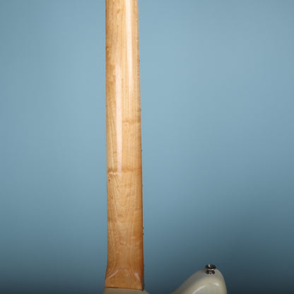 1966 Fender Jazzmaster Olympic White, Custom Color Matching Headstock