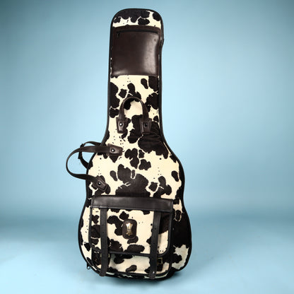 Levy's Canada Guitar Leather Case Cow Cowprint