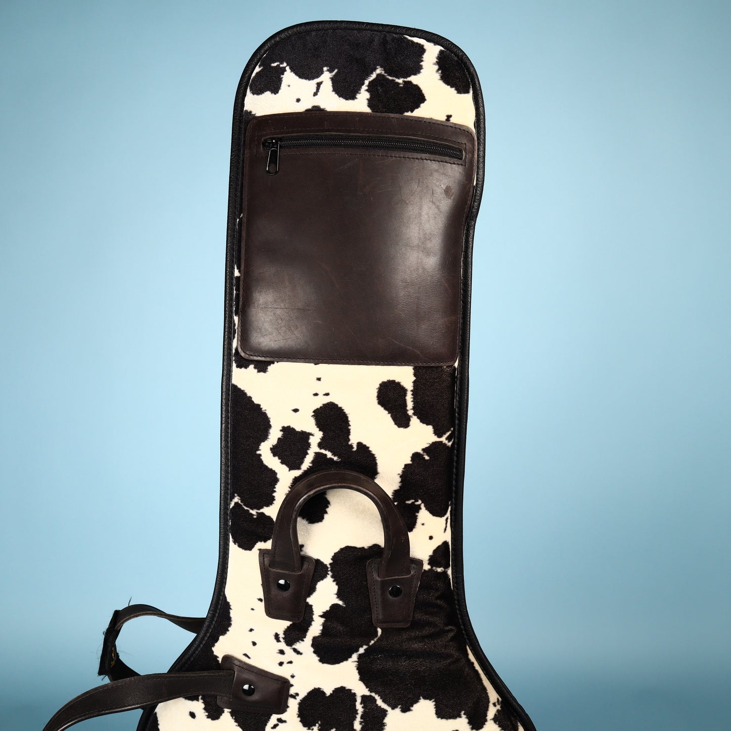 Levy's Canada Guitar Leather Case Cow Cowprint