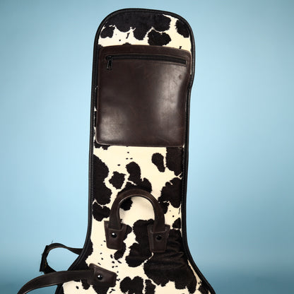 Levy's Canada Guitar Leather Case Cow Cowprint