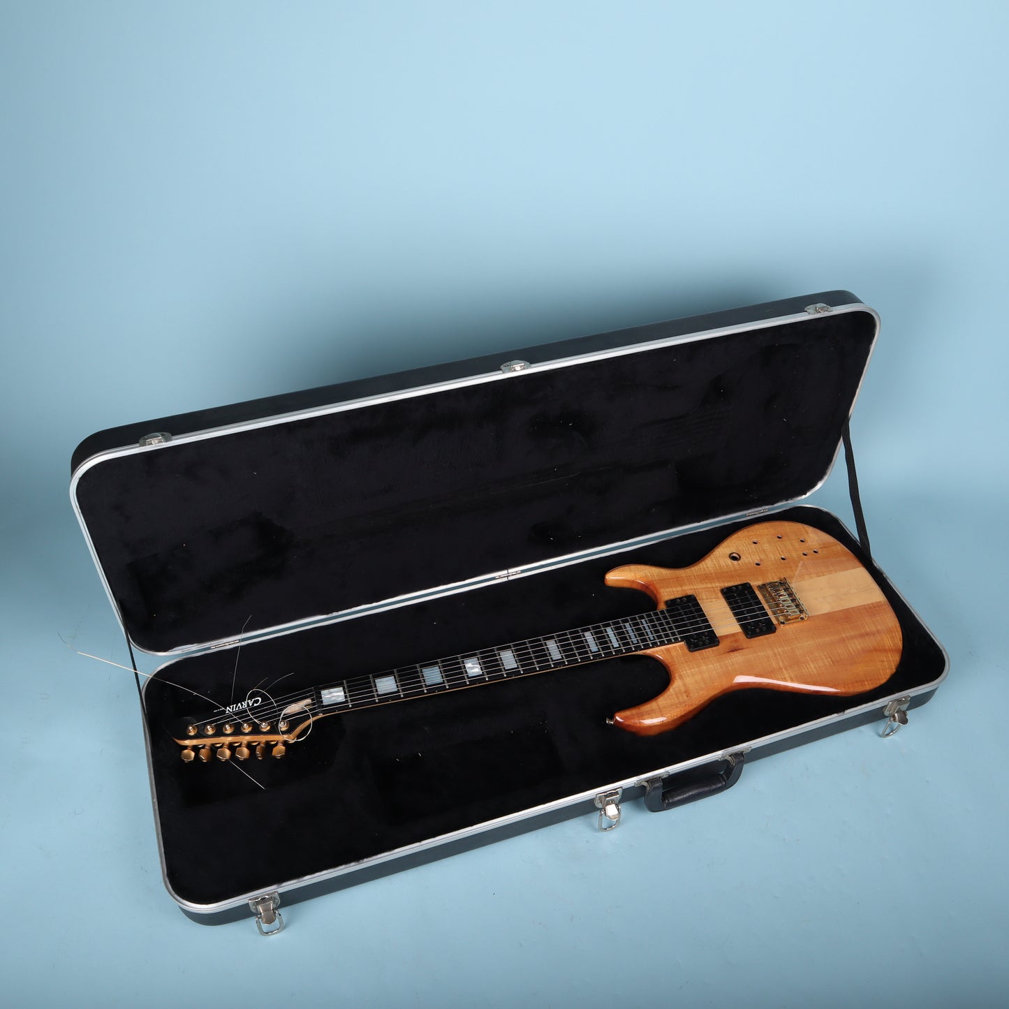 1990's Carvin 6 String Electric Guitar Hardshell Case