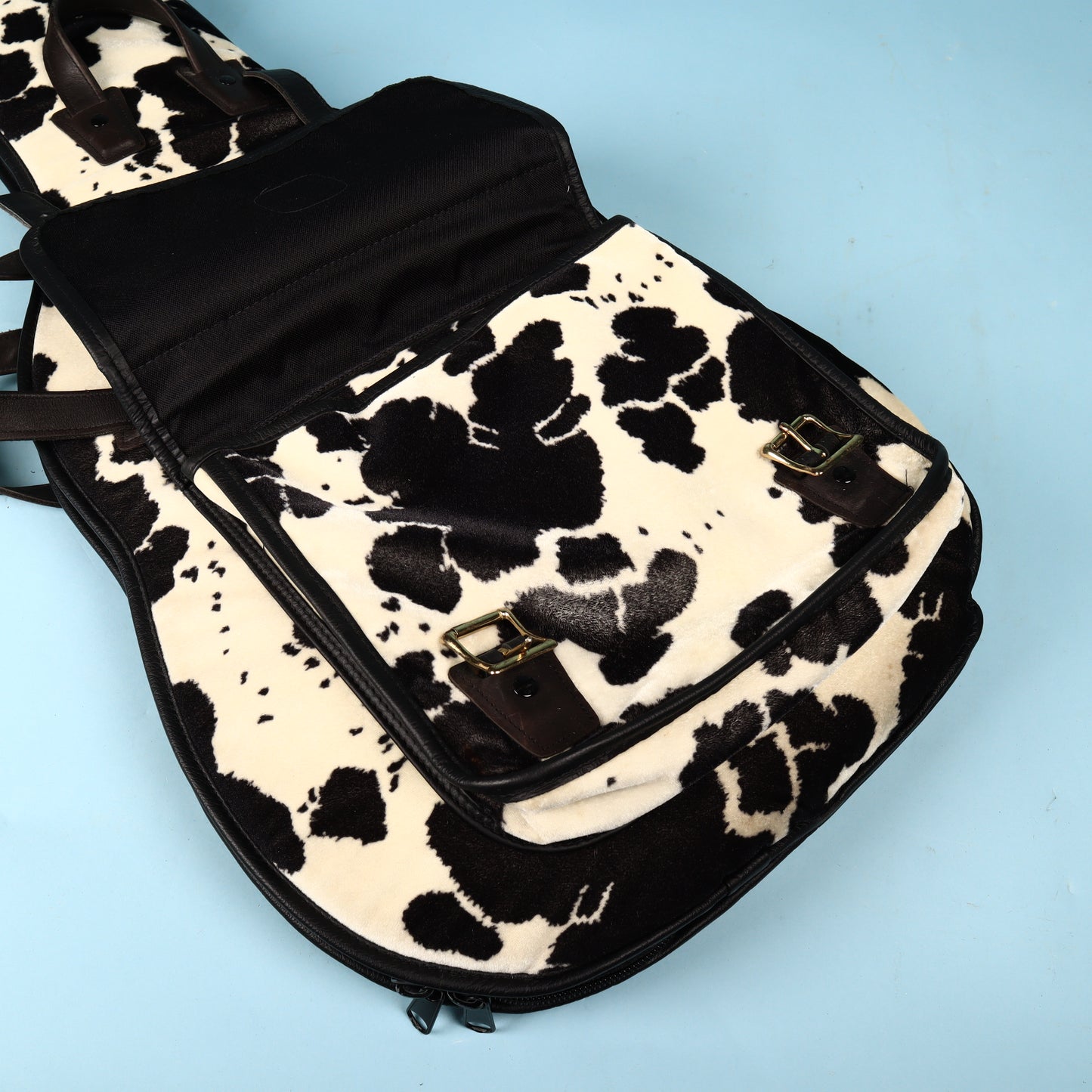 Levy's Canada Guitar Leather Case Cow Cowprint