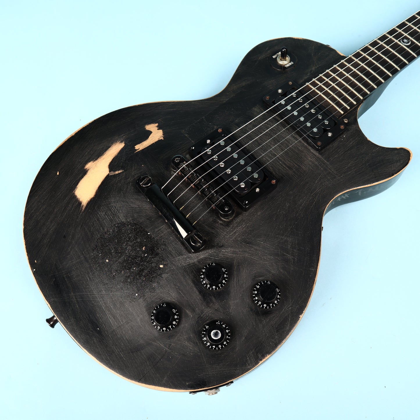 Gibson Les Paul Gothic Satin Black 2000 Electric Guitar