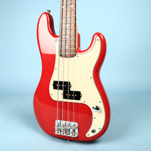 2006 Fender Bass Jr. Ferrari Red Short Scale MIM RARE Bass Guitar