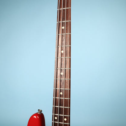 2006 Fender Bass Jr. Ferrari Red Short Scale MIM RARE Bass Guitar