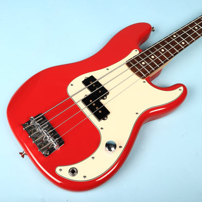 2006 Fender Bass Jr. Ferrari Red Short Scale MIM RARE Bass Guitar