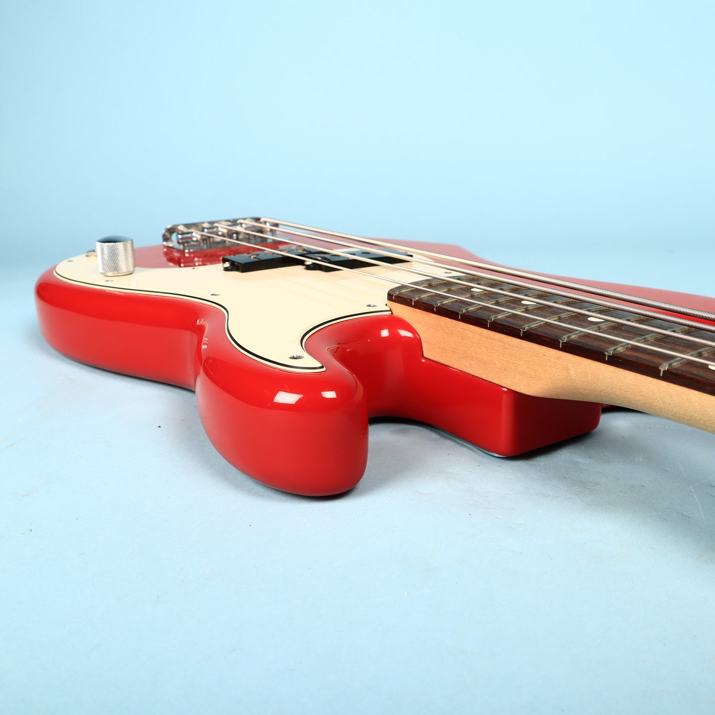 2006 Fender Bass Jr. Ferrari Red Short Scale MIM RARE Bass Guitar
