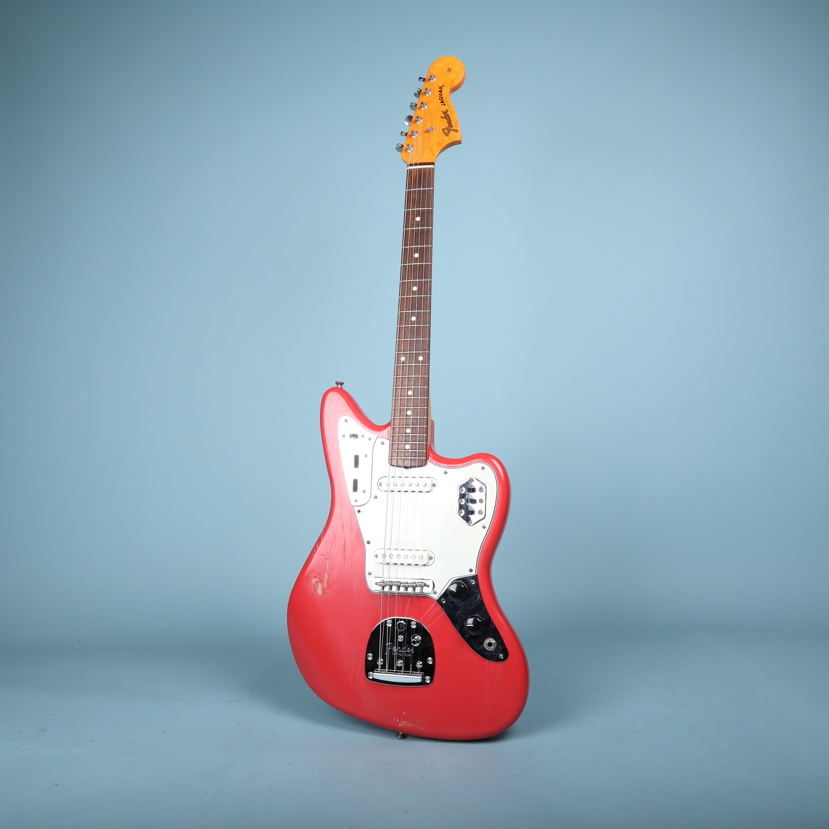Fender Jaguar Candy Apple Red Maple Neck Electric Guitar 2014