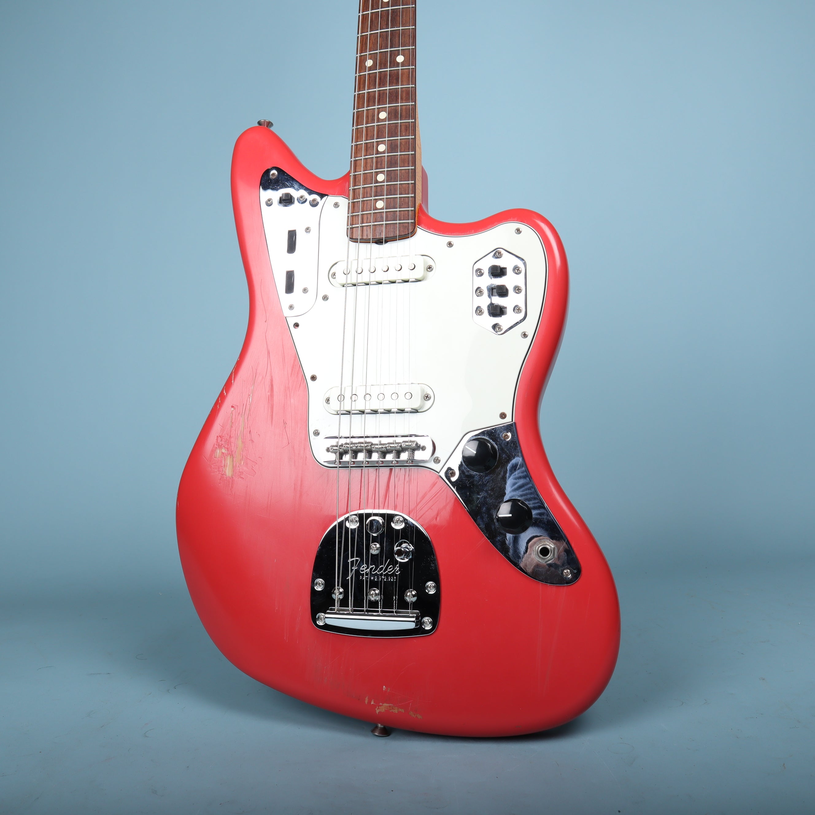 Fender Jaguar Candy Apple Red Maple Neck Electric Guitar 2014