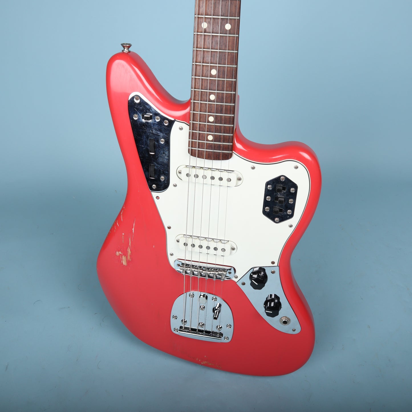 2014 Classic 60s Jaguar Fiesta Red Rosewood Electric Guitar