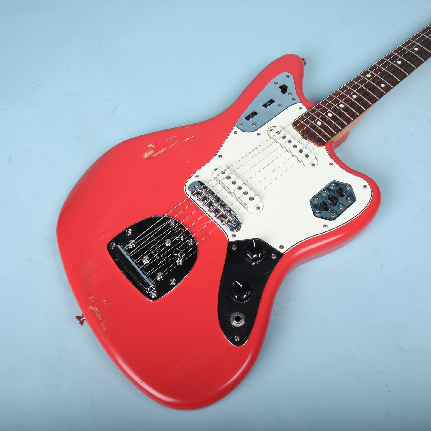 2014 Classic 60s Jaguar Fiesta Red Rosewood Electric Guitar