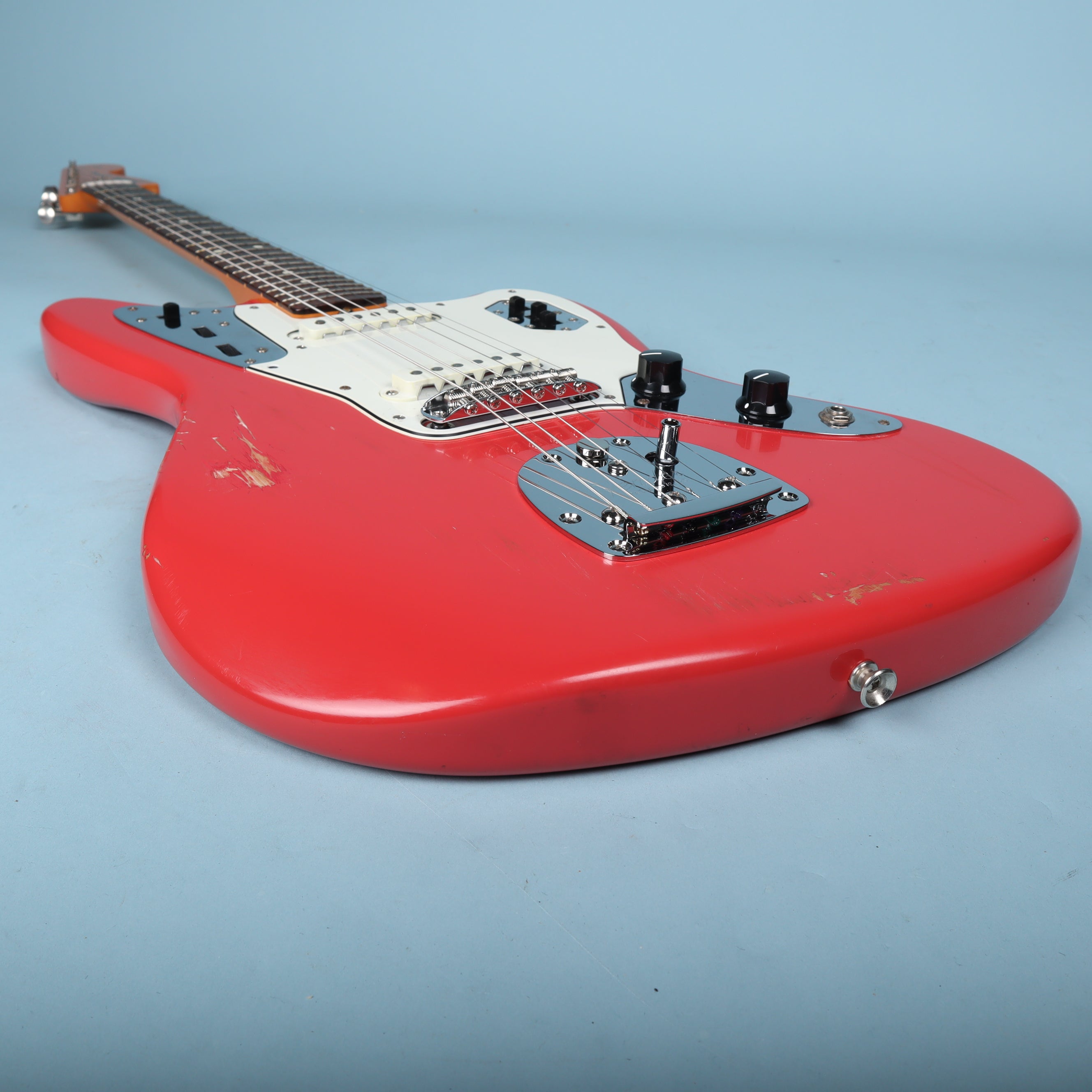 Fender Jaguar Candy Apple Red Maple Neck Electric Guitar 2014